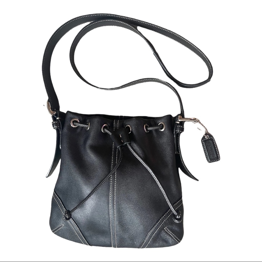 COPY - Perfect condition vintage Coach cross body handbag.